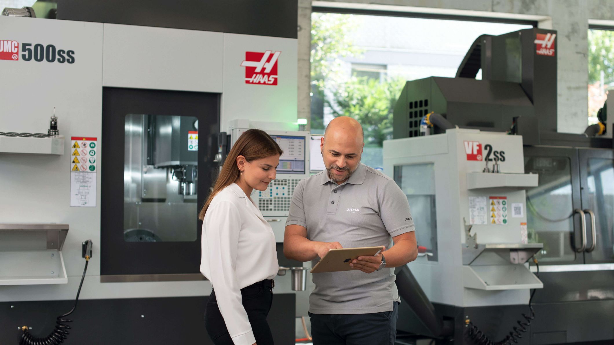 URMA Machines - Haas Automation - CNC - fräsen - Bearbeitungszentrum