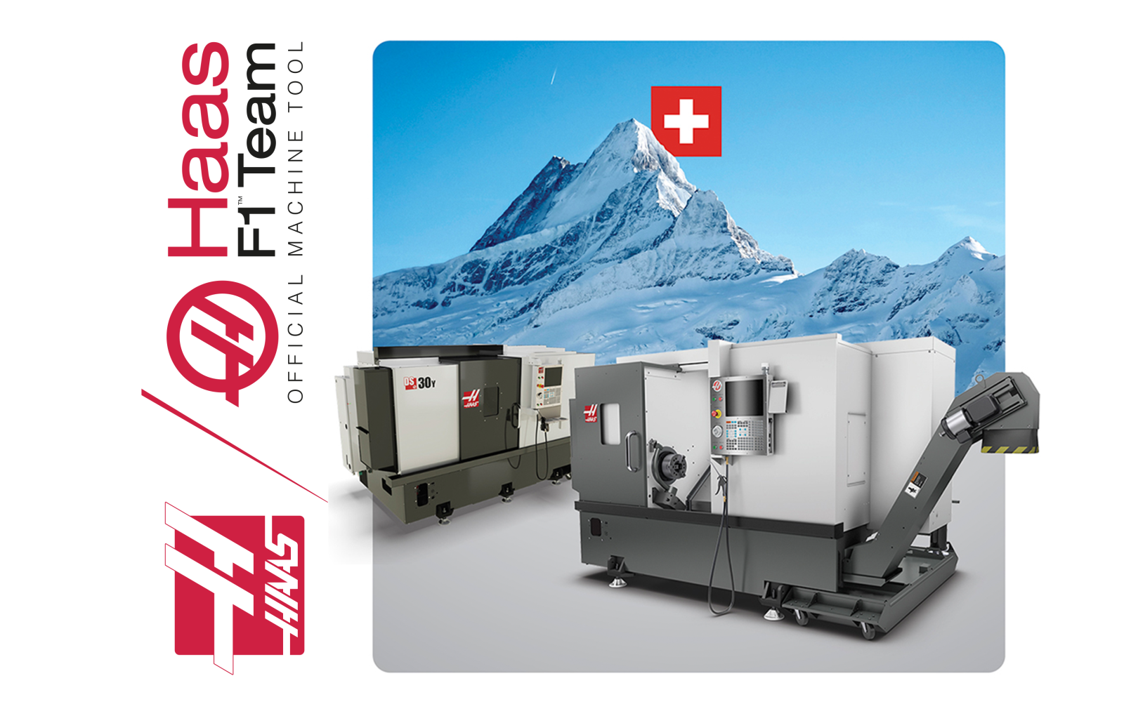 HAAS Swissline lathes machines Campaign 2023 I 20 Years HAAS Switzerland I URMA AG