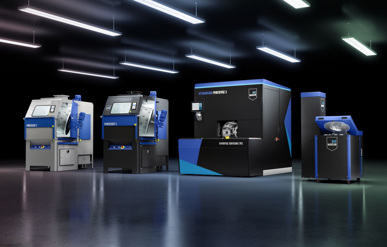 URMA neu im Sortiment DyeMansion Postprocessing Anlagen für 3D-Bauteile